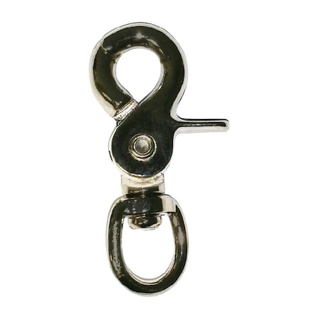 Baron Baron 1/2 in. D X 2-1/2 in. L Nickel-Plated Stainless Steel Trigger Snap 80 lb 5013S-1/2